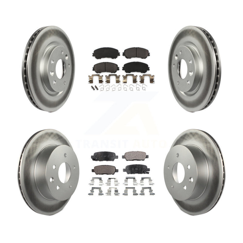 Transit Auto KGF-101153 Disc Brake Kit for 2014-2023 Nissan Rogue, Nissan Rogue Sport, Nissan Qashqai - Front and Rear