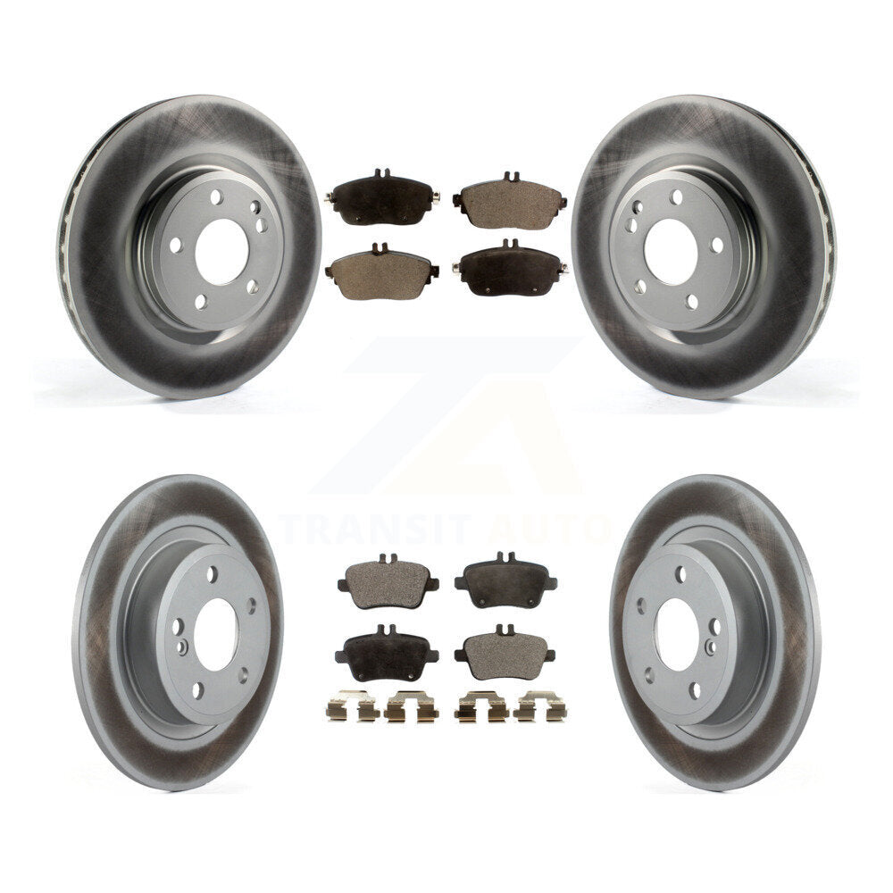 Transit Auto KGF-101154 Disc Brake Kit for 2013-2020 INFINITI QX30, Mercedes-Benz CLA250 and More - Front and Rear