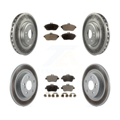 Transit Auto KGF-101155 Disc Brake Kit for 2013-2019 Mercedes-Benz CLA250, Mercedes-Benz B250 - Front and Rear