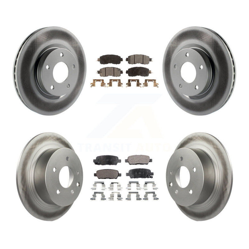 Transit Auto KGF-101157 Disc Brake Kit for 2013-2023 Nissan Altima - Front and Rear