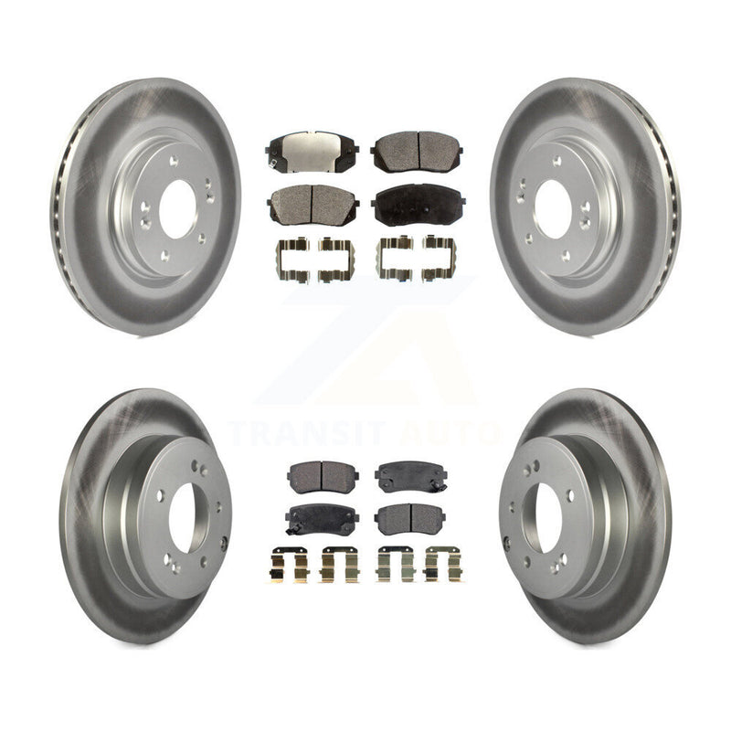 Transit Auto KGF-101161 Disc Brake Kit for 2015 Hyundai Sonata - Front and Rear