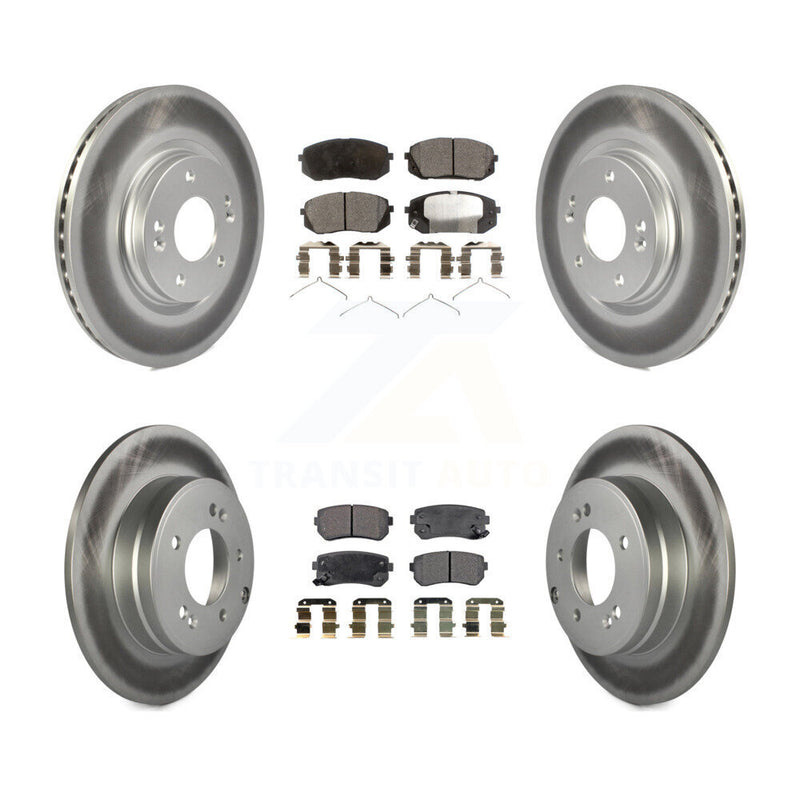 Transit Auto KGF-101162 Disc Brake Kit for 2016 Hyundai Sonata - Front and Rear