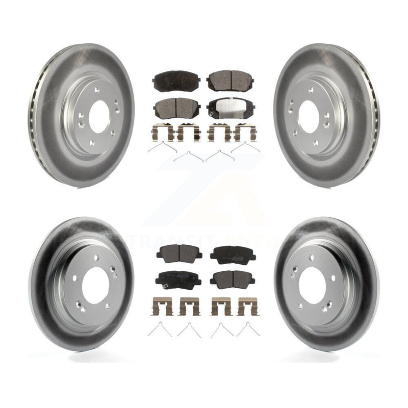 Transit Auto KGF-101163 Disc Brake Kit for 2017-2019 Kia Optima - Front and Rear