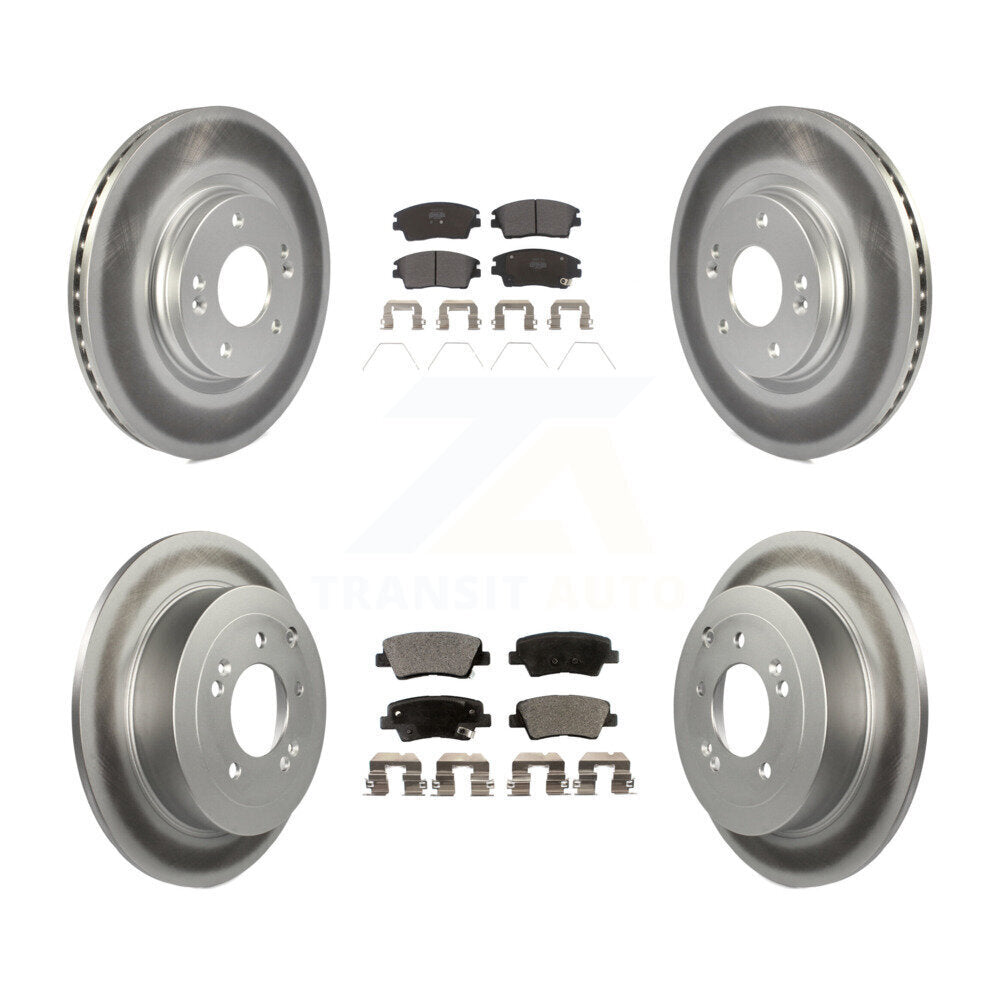 Transit Auto KGF-101164 Disc Brake Kit for 2016-2022 Hyundai Tucson, Kia Sportage - Front and Rear