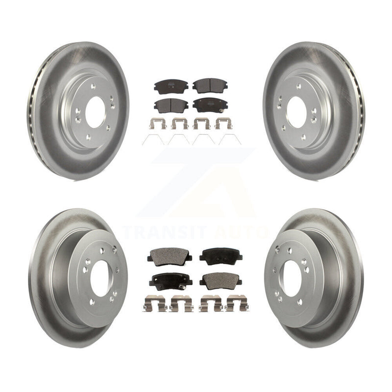 Transit Auto KGF-101164 Disc Brake Kit for 2016-2022 Hyundai Tucson, Kia Sportage - Front and Rear