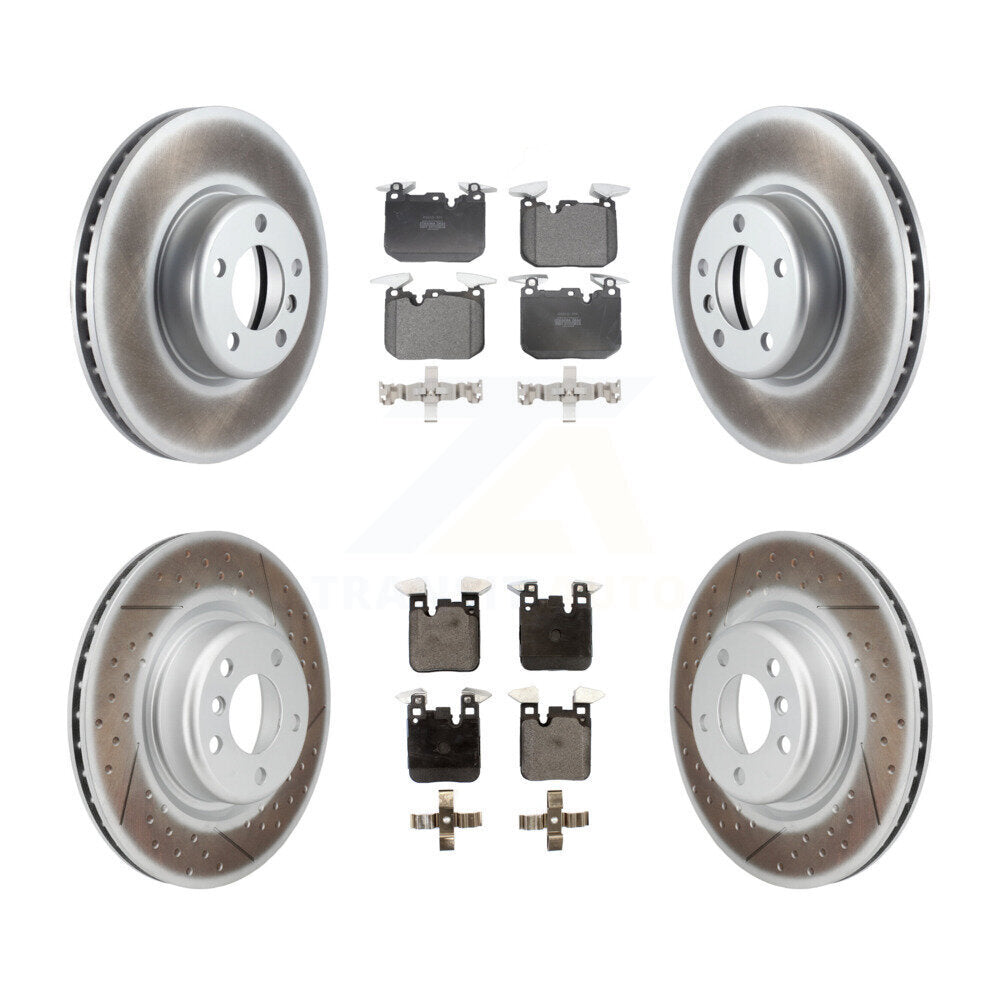 Transit Auto KGF-101176 Disc Brake Kit for 2014-2020 BMW M240i, BMW M240i xDrive and More - Front and Rear