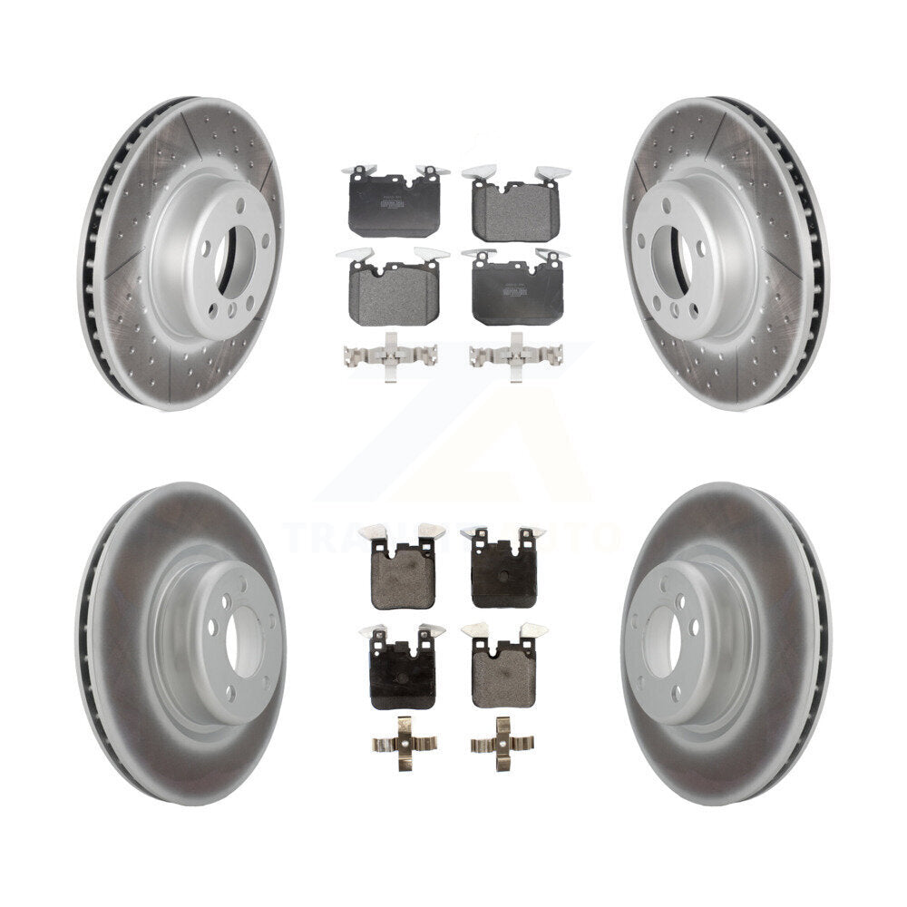 Transit Auto KGF-101183 Disc Brake Kit for 2014-2020 BMW M240i, BMW M240i xDrive and More - Front and Rear