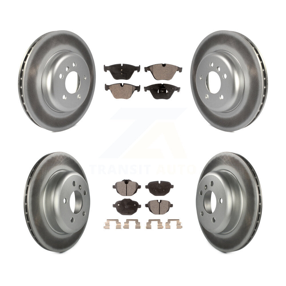 Transit Auto KGF-101186 Disc Brake Kit for 2011-2016 BMW 535d, BMW 535d xDrive and More - Front and Rear