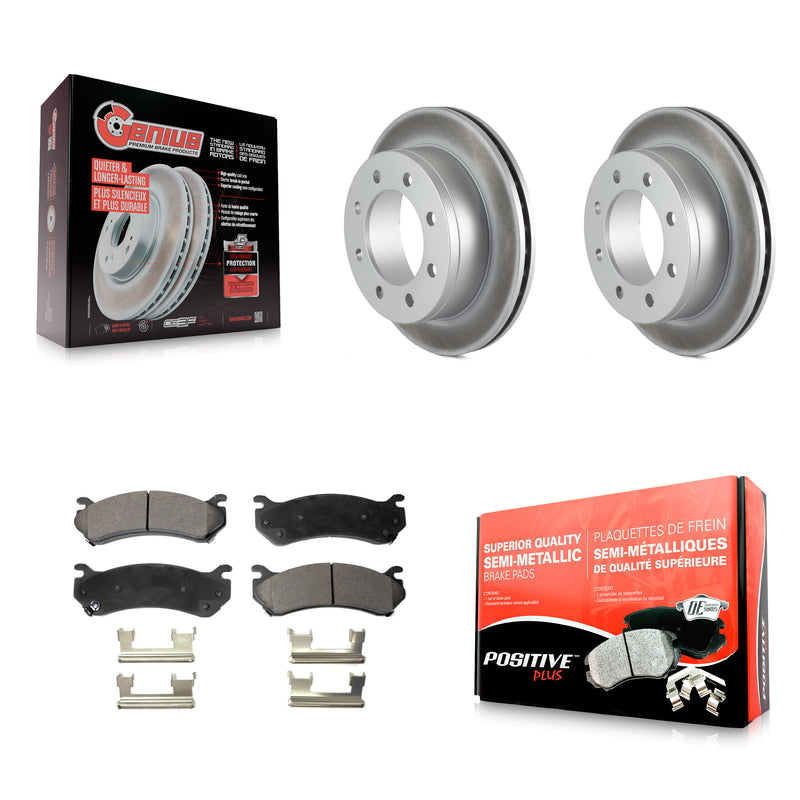 Transit Auto KGF-101194 Disc Brake Kit for 1999-2013 Chevrolet Suburban 2500, GMC Yukon XL 2500 and More - Rear
