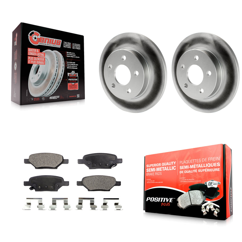 Transit Auto KGF-101212 Disc Brake Kit for 2004-2012 Chevrolet HHR, Chevrolet Cobalt and More - Rear