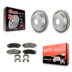 Transit Auto KGF-101225 Disc Brake Kit for 2007-2017 GMC Acadia Limited, Chevrolet Traverse and More - Rear
