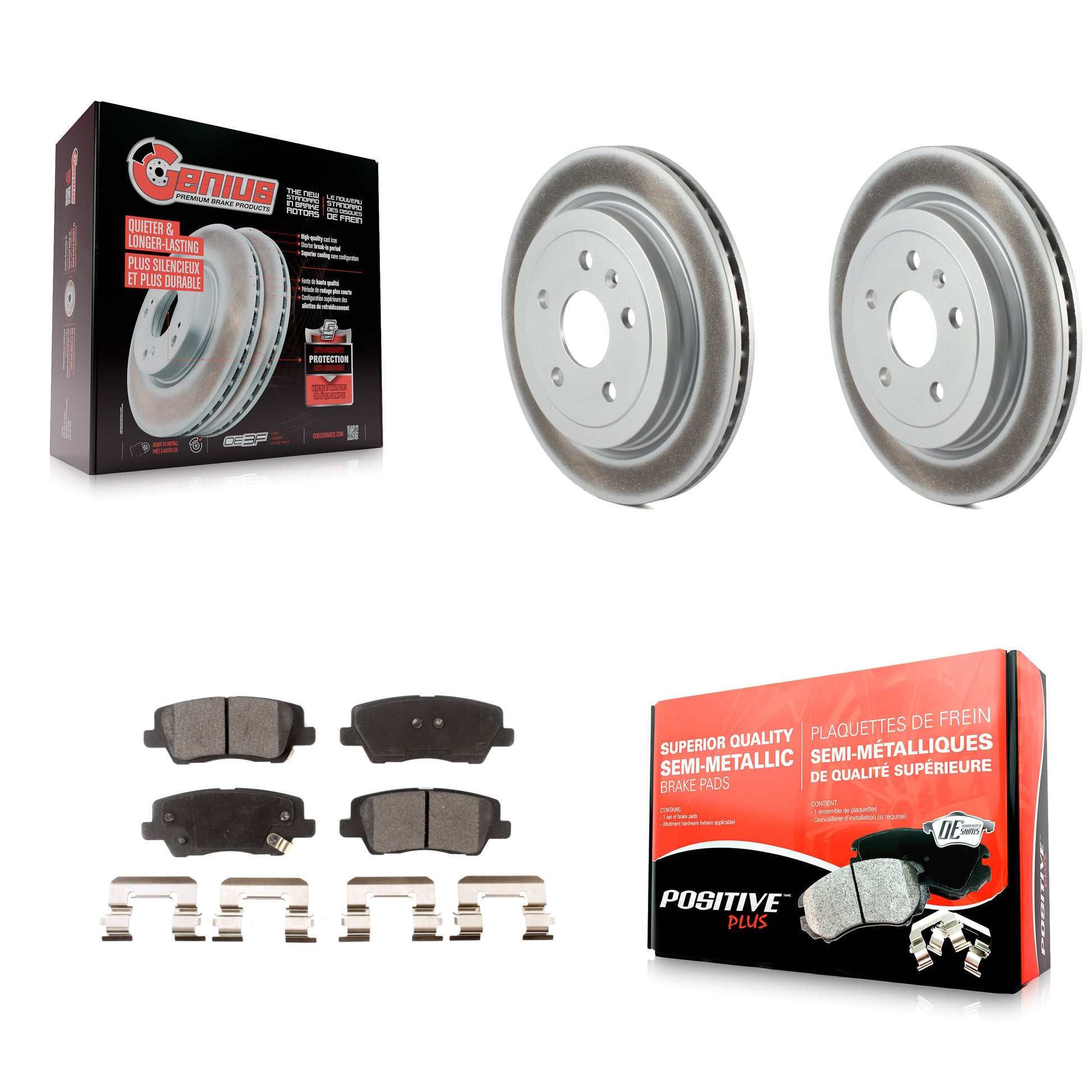 Transit Auto KGF-101232 Disc Brake Kit for 2015-2019 Cadillac CTS - Rear