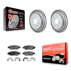 Transit Auto KGF-101233 Disc Brake Kit for 2010-2016 Saab 9-4X, Cadillac SRX - Rear