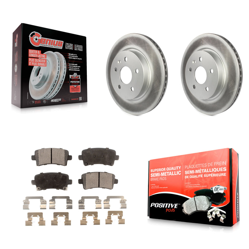 Transit Auto KGF-101237 Disc Brake Kit for 2010-2020 Cadillac XTS, Chevrolet Malibu Limited and More - Rear