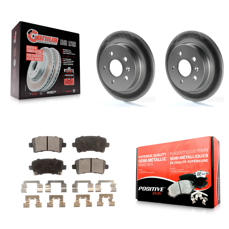 Transit Auto KGF-101239 Disc Brake Kit for 2011-2017 Chevrolet Malibu Limited, Chevrolet Malibu and More - Rear