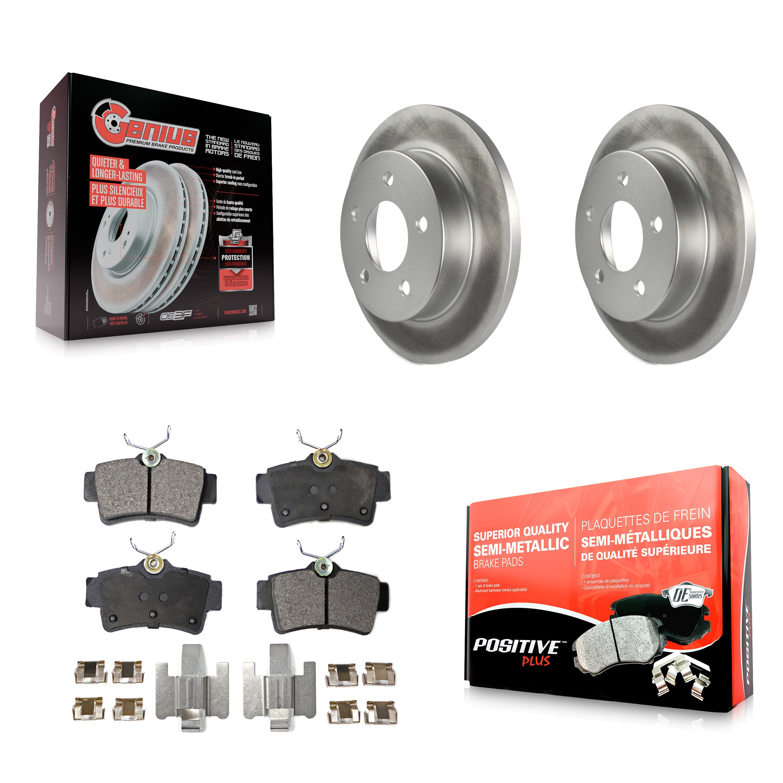 Transit Auto KGF-101248 Disc Brake Kit for 1994-2004 Ford Mustang - Rear