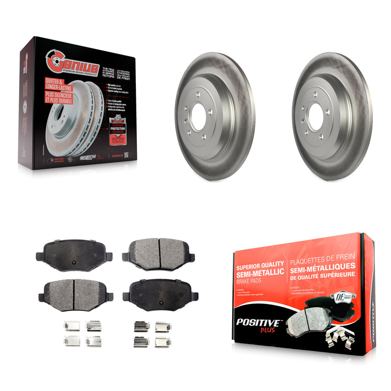 Transit Auto KGF-101280 Disc Brake Kit for 2009-2019 Lincoln MKT, Ford Explorer and More - Rear