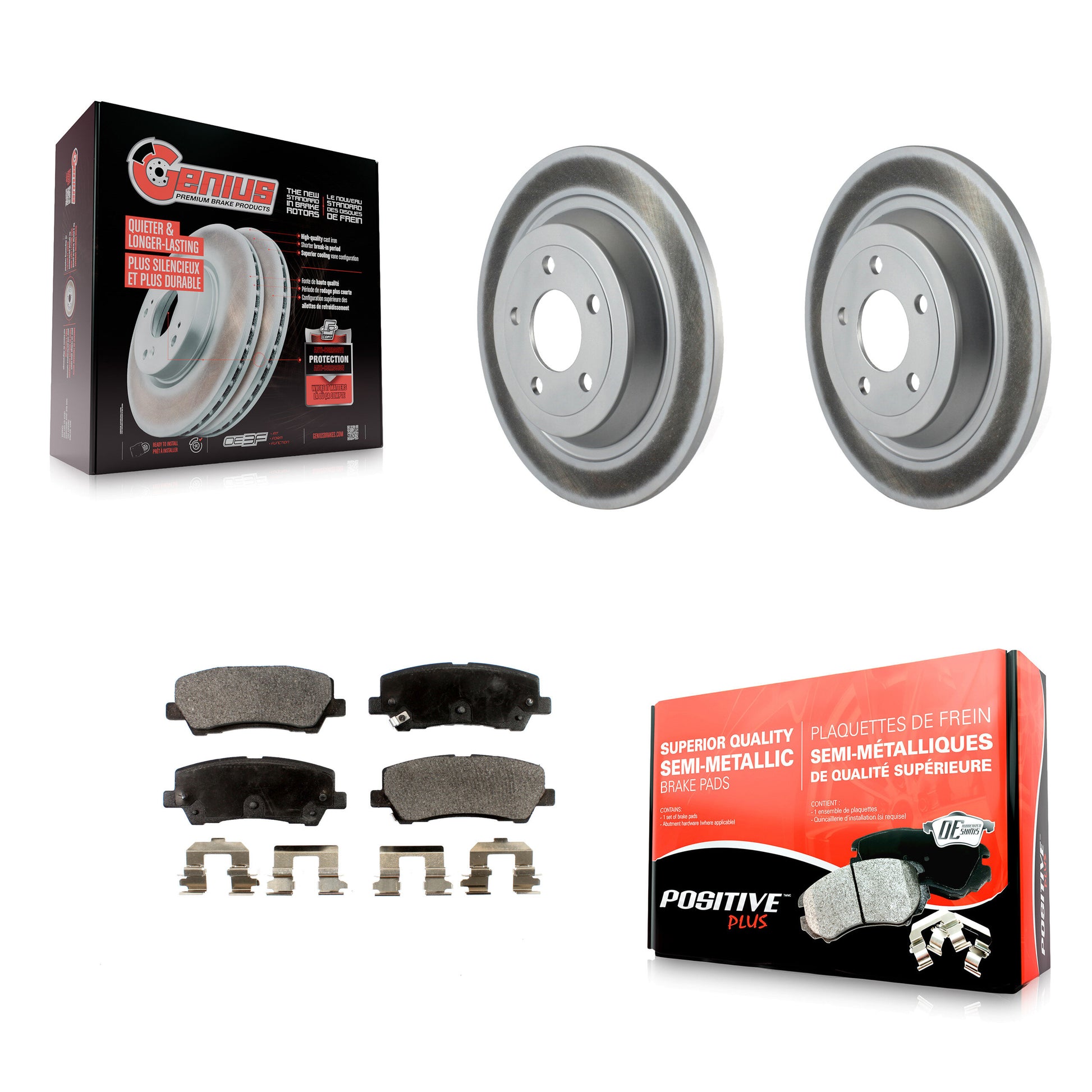 Transit Auto KGF-101293 Disc Brake Kit for 2015-2023 Ford Mustang - Rear