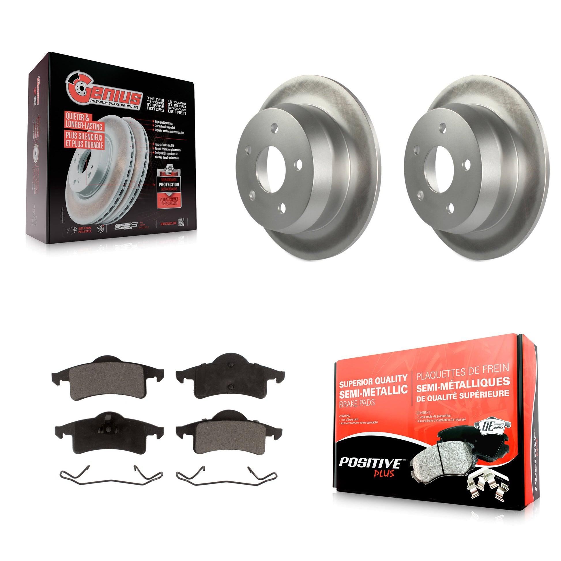 Transit Auto KGF-101301 Disc Brake Kit for 1999-2004 Jeep Grand Cherokee - Rear
