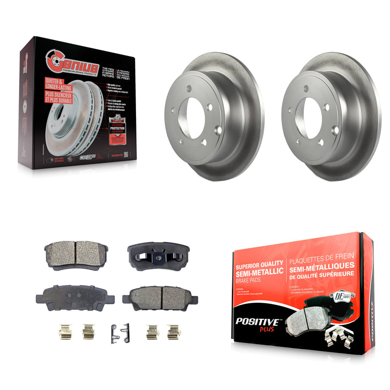 Transit Auto KGF-101314 Disc Brake Kit for 2007-2017 Mitsubishi Lancer, Chrysler 200 and More - Rear
