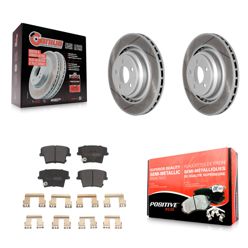 Transit Auto KGF-101327 Disc Brake Kit for 2015 Dodge Charger - Rear