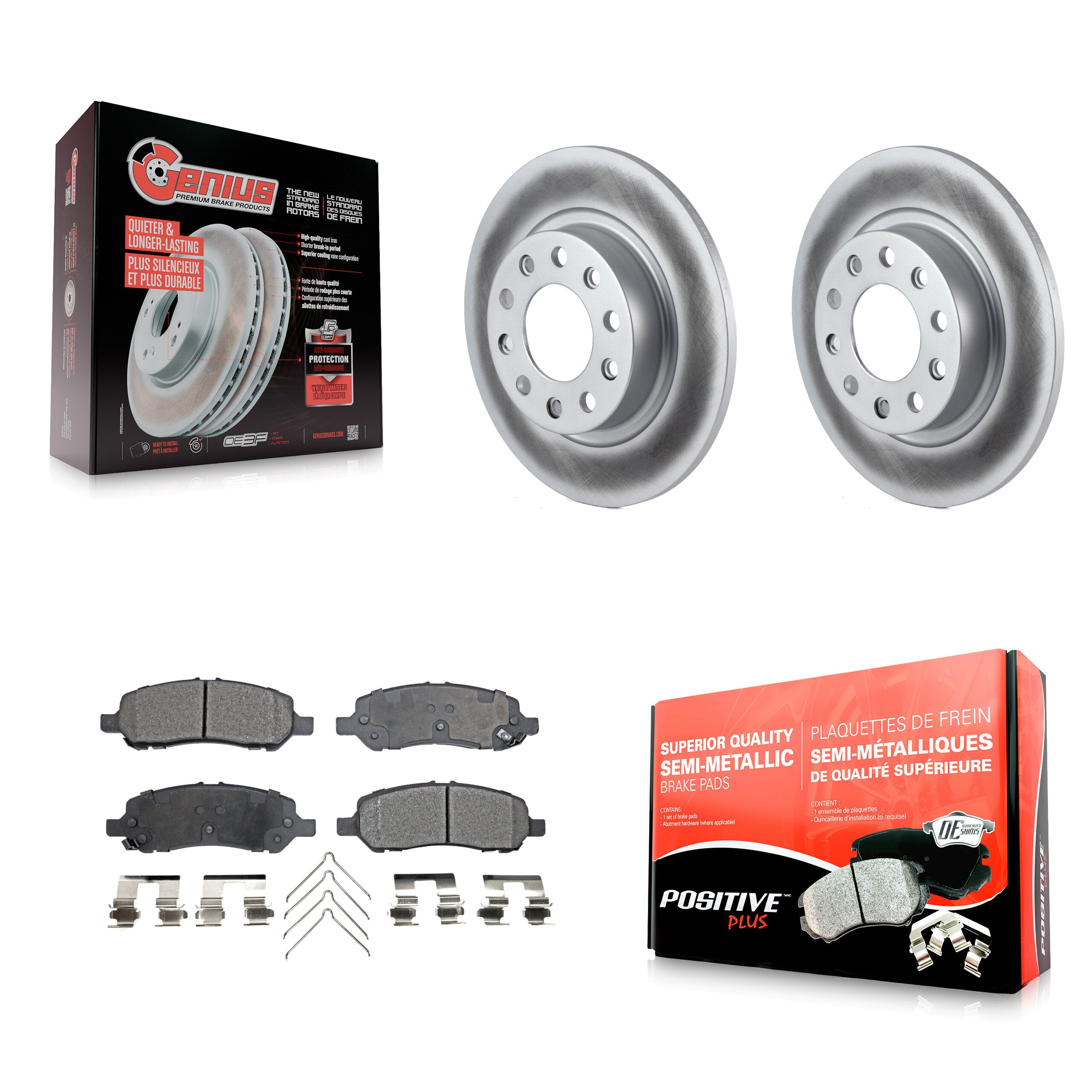 Transit Auto KGF-101332 Disc Brake Kit for 2013-2016 Dodge Dart - Rear