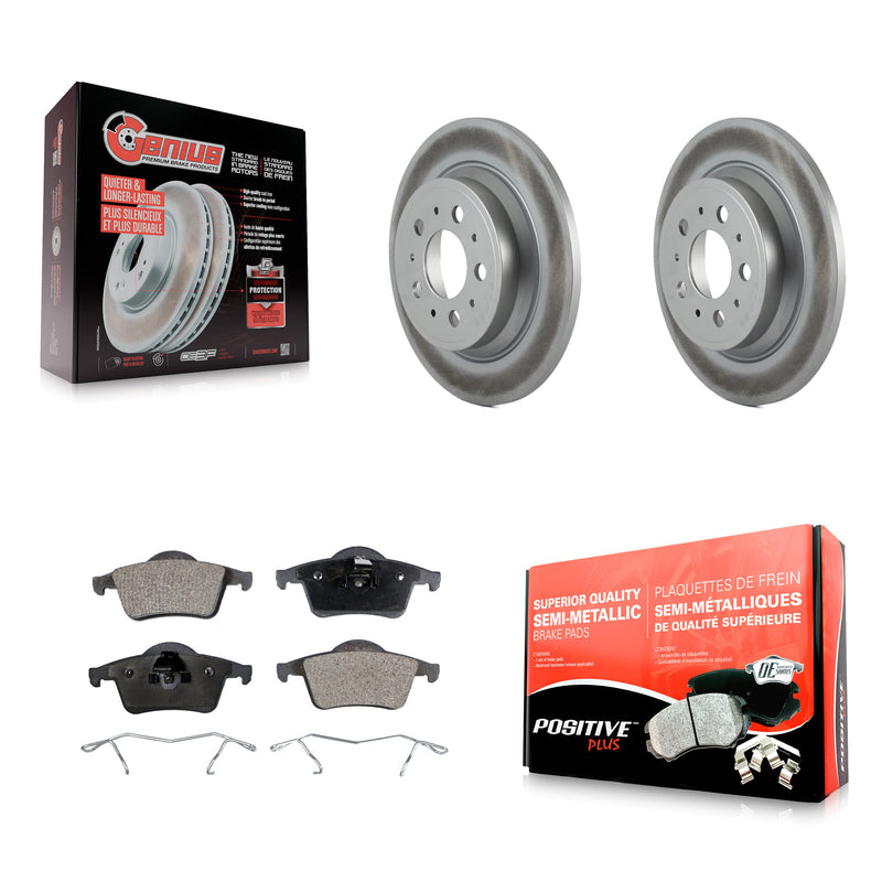 Transit Auto KGF-101364 Disc Brake Kit for 1999-2009 Volvo S60, Volvo V70 and More - Rear