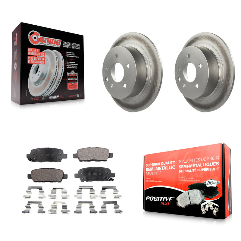 Transit Auto KGF-101366 Disc Brake Kit for 2002-2023 Nissan Altima, Nissan Juke and More - Rear