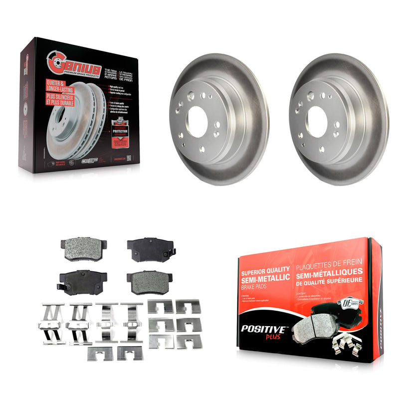 Transit Auto KGF-101381 Disc Brake Kit for 1999-2011 Honda Element, Acura TL - Rear