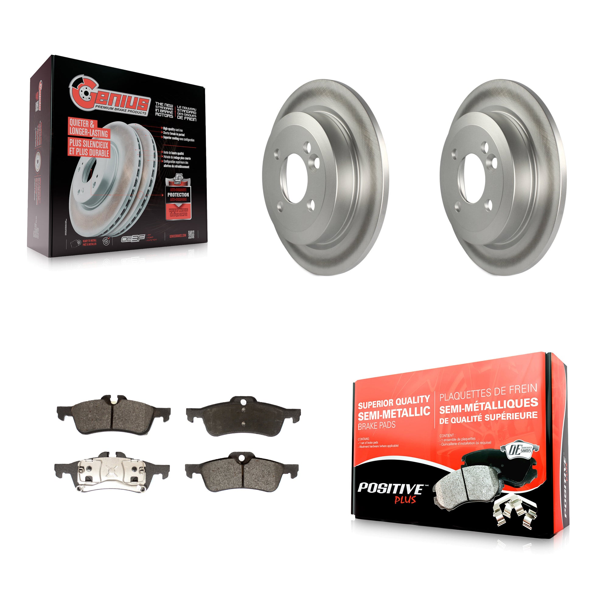 Transit Auto KGF-101382 Disc Brake Kit for 2002-2006 Mini Cooper - Rear