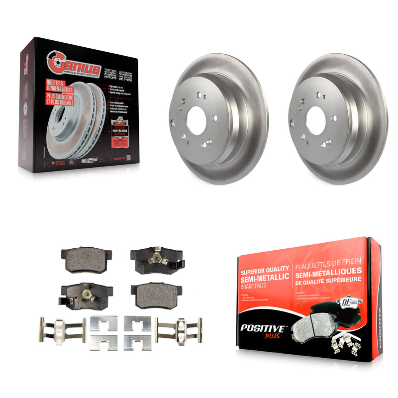 Transit Auto KGF-101403 Disc Brake Kit for 2005-2018 Acura RDX, Honda CR-V - Rear