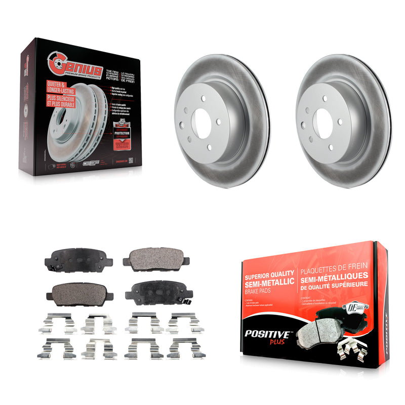 Transit Auto KGF-101410 Disc Brake Kit for 2005-2022 Nissan Maxima, INFINITI Q40 and More - Rear