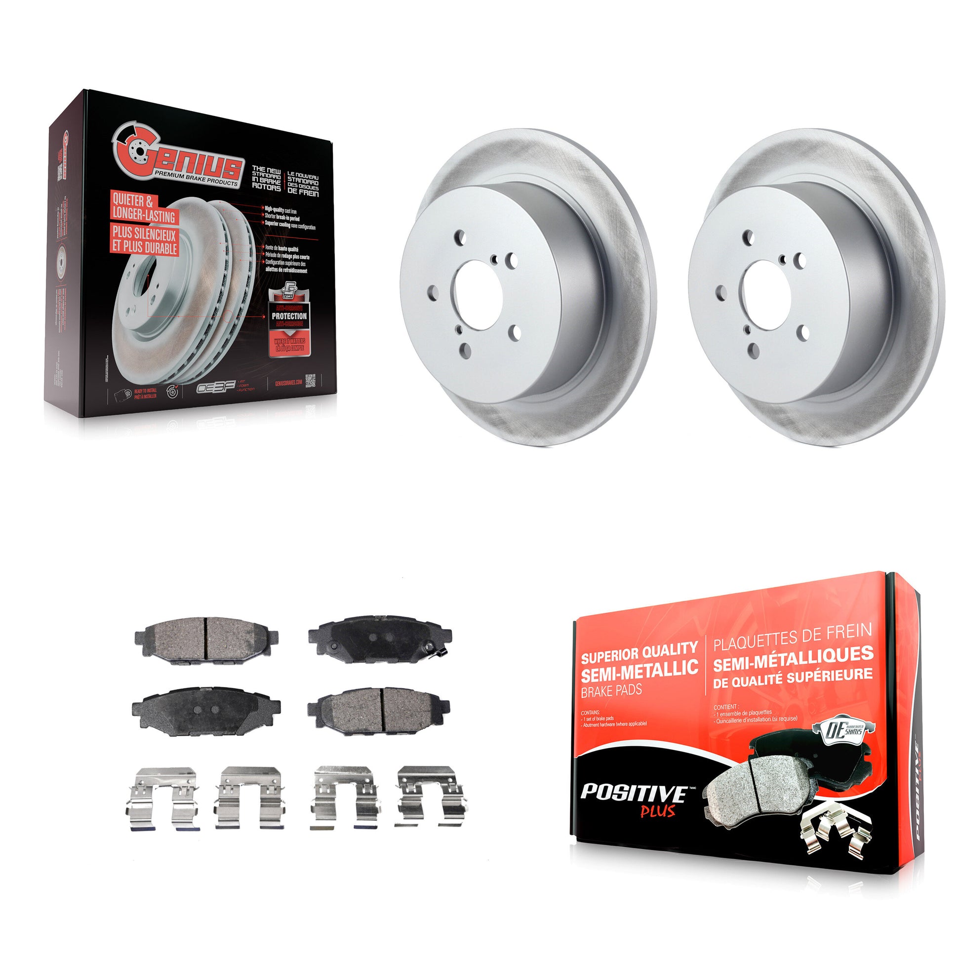 Transit Auto KGF-101417 Disc Brake Kit for 2005-2009 Subaru Legacy, Subaru Outback - Rear