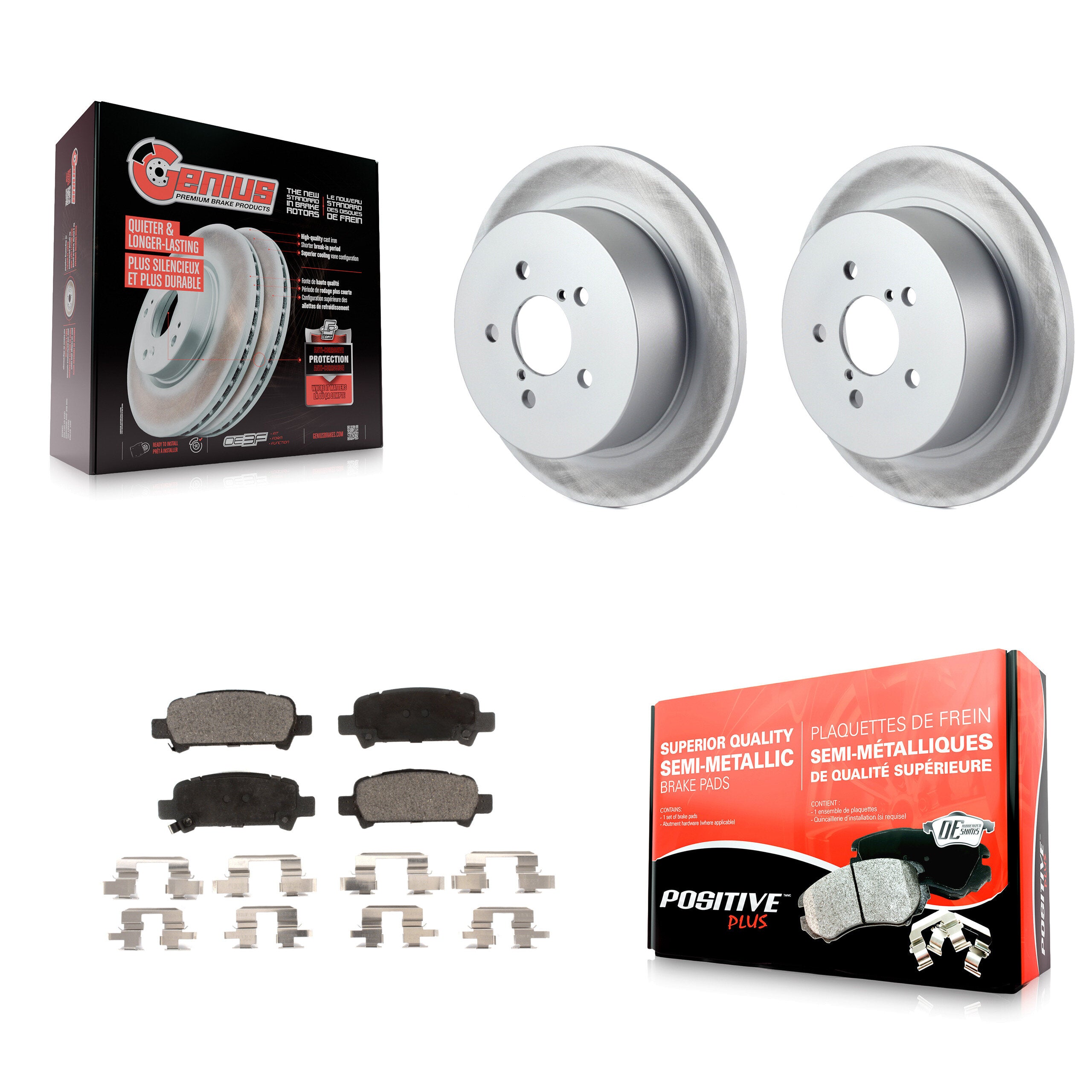 Transit Auto KGF-101418 Disc Brake Kit for 2008-2009 Subaru Legacy - Rear
