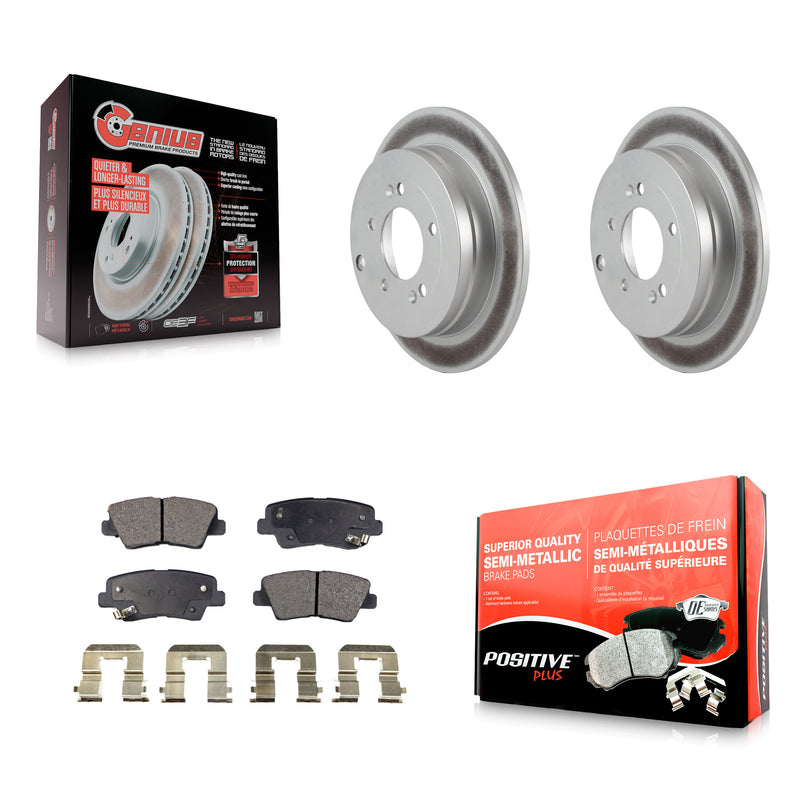 Transit Auto KGF-101425 Disc Brake Kit for 2007-2010 Hyundai Azera, Kia Amanti - Rear