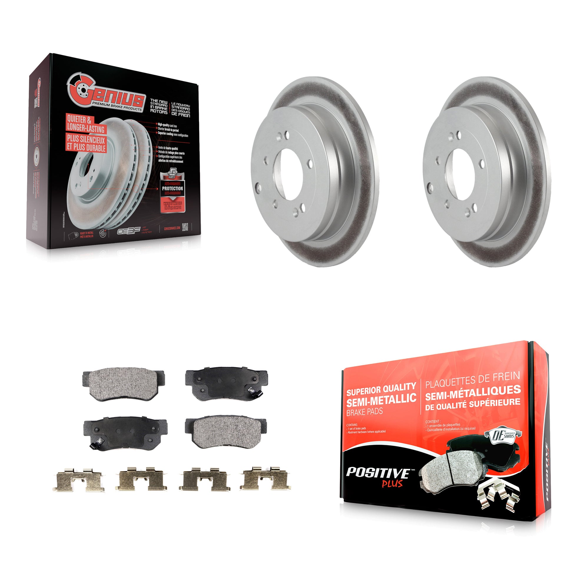 Transit Auto KGF-101426 Disc Brake Kit for 2006-2009 Hyundai Azera - Rear