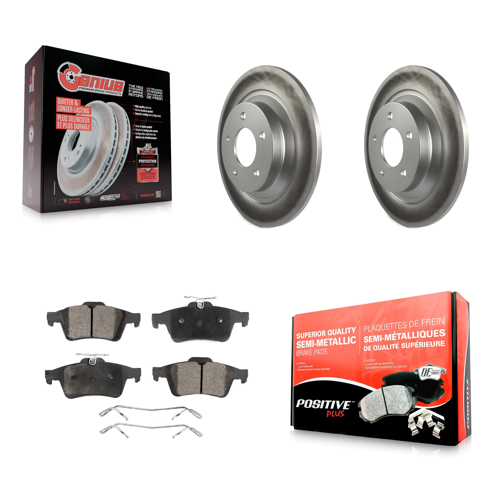 Transit Auto KGF-101441 Disc Brake Kit for 2006-2017 Mazda 5 - Rear