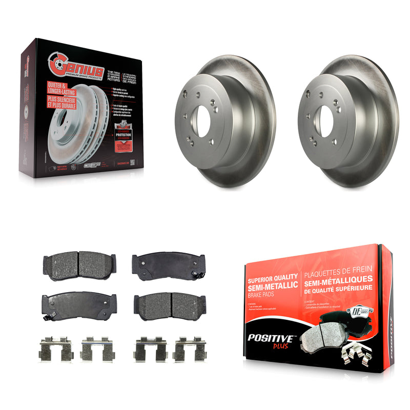 Transit Auto KGF-101444 Disc Brake Kit for 2007-2009 Hyundai Santa Fe - Rear
