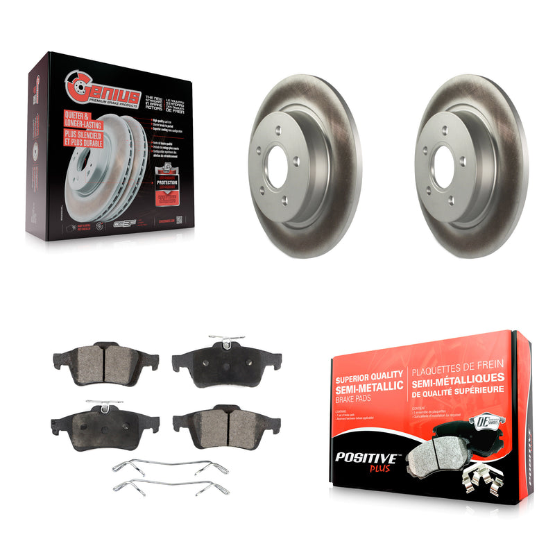Transit Auto KGF-101458 Disc Brake Kit for 2004-2013 Volvo C30, Volvo C70 and More - Rear