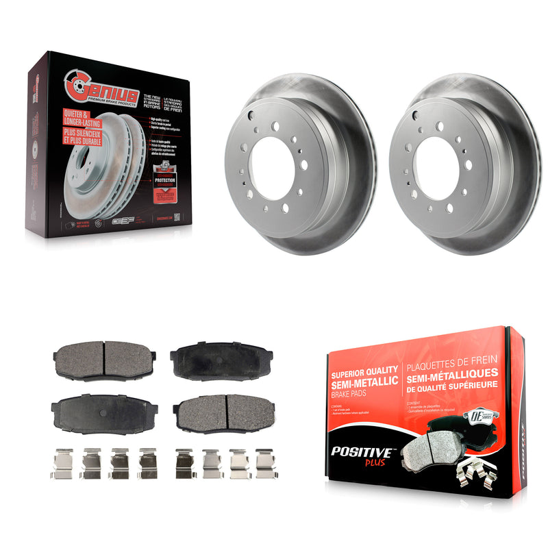 Transit Auto KGF-101464 Disc Brake Kit for 2007-2022 Lexus LX570, Toyota Land Cruiser and More - Rear
