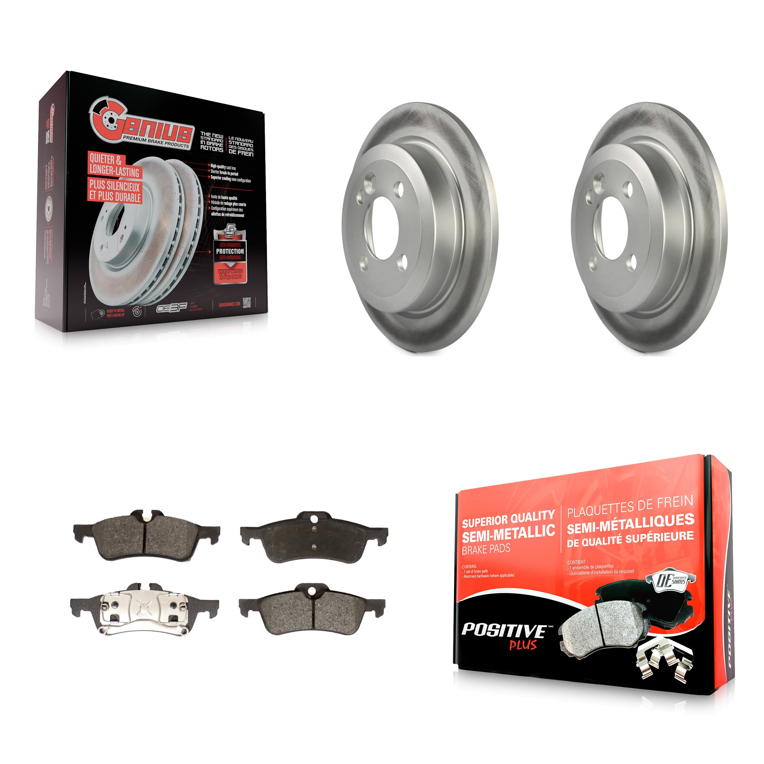 Transit Auto KGF-101470 Disc Brake Kit for 2006-2008 Mini Cooper - Rear