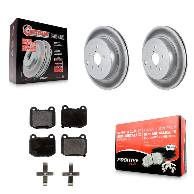 Transit Auto KGF-101485 Disc Brake Kit for 2008-2017 Subaru WRX STI, Subaru Impreza - Rear