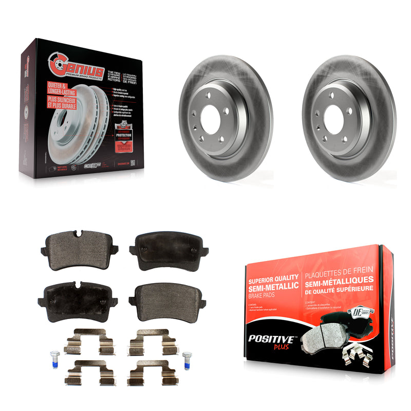 Transit Auto KGF-101489 Disc Brake Kit for 2012-2013 Audi A6, Audi A6 Quattro, Audi A7 Quattro - Rear
