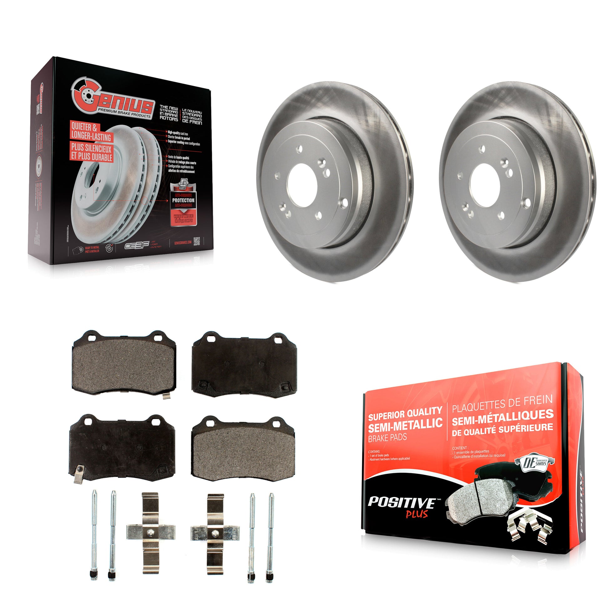 Transit Auto KGF-101500 Disc Brake Kit for 2010-2016 Hyundai Genesis Coupe - Rear
