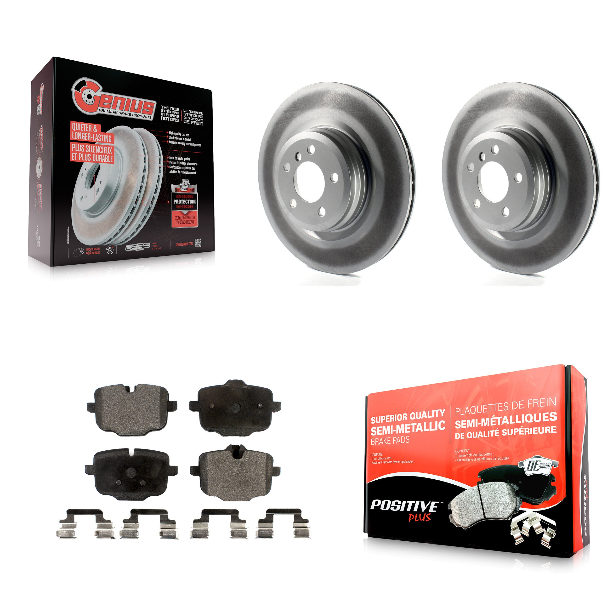 Transit Auto KGF-101509 Disc Brake Kit for 2016-2019 BMW Alpina B6 xDrive Gran Coupe - Rear