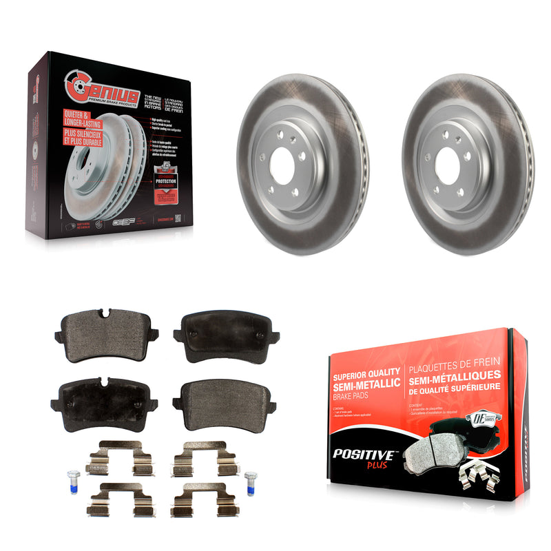 Transit Auto KGF-101518 Disc Brake Kit for 2011-2018 Porsche Macan, Audi A7 Quattro and More - Rear
