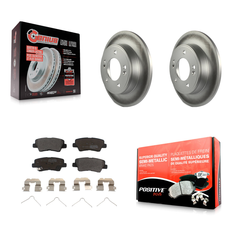 Transit Auto KGF-101529 Disc Brake Kit for 2017-2024 Kia Soul, Hyundai Venue, Hyundai Elantra - Rear