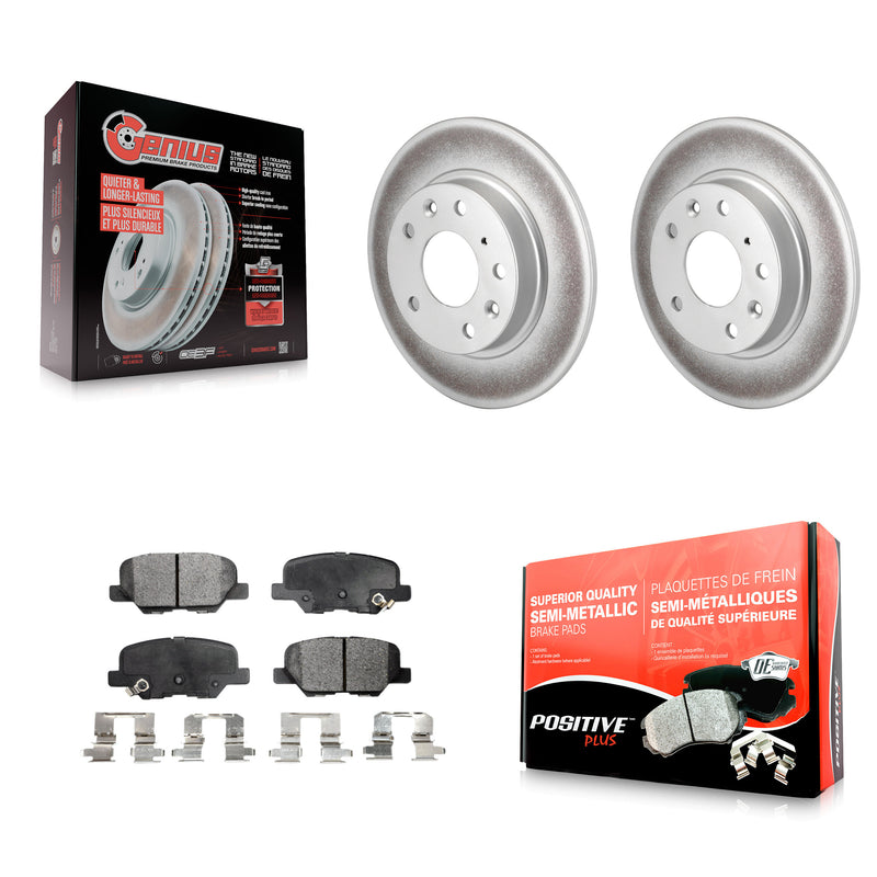 Transit Auto KGF-101557 Disc Brake Kit for 2014-2018 Mazda 3, Mazda 3 Sport - Rear