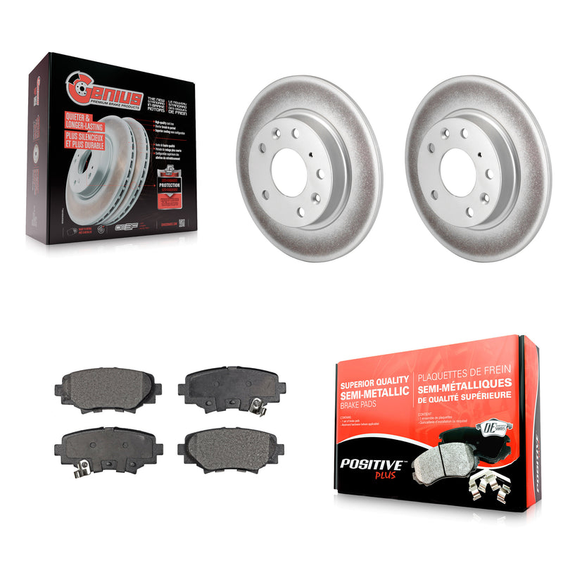 Transit Auto KGF-101558 Disc Brake Kit for 2014-2018 Mazda 3, Mazda 3 Sport - Rear
