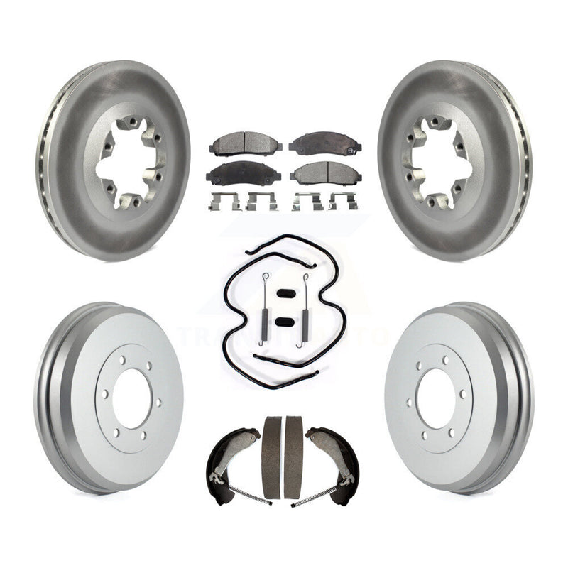 Transit Auto KGF-101589 Disc Brake Kit for 2004-2008 Isuzu i-290, Isuzu i-370 and More - Front and Rear